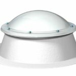 Lichtkuppel ø 100 cm mit Aufsatzkranz