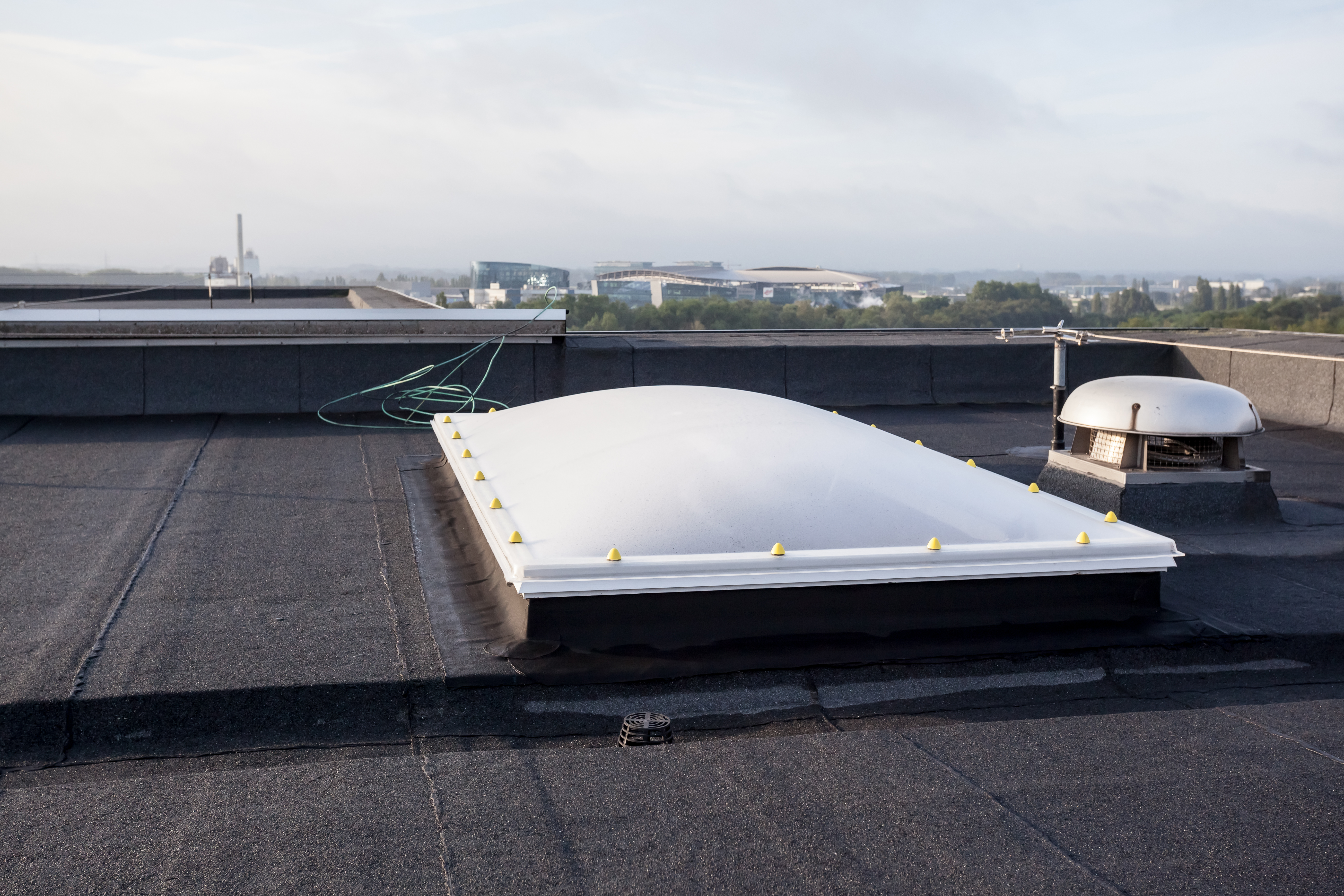 Lichtkuppel Hebeöffnung – Sanierung und Nachrüstung